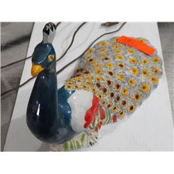 Peacock lamp