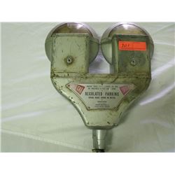 Double Parking Meter Head, 5, 10, 25 cents works