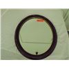 Image 1 : Wood Frame Oval Mirror