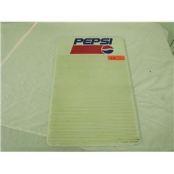 Plastic Pepsi Menu Board