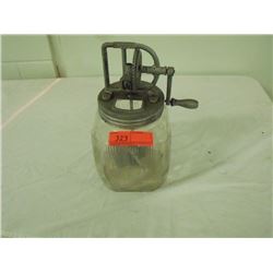 Glass Butter Churn