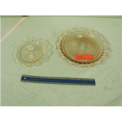 2 Open Lace Plates