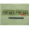 Image 1 : Pair SK Farm Plates 1972