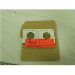 1942-1943 Tombac Nickels