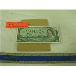 1967 Canadian Dollar Bill