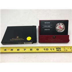 2006 $5.00 Fine Silver - Breast Cancer Awareness