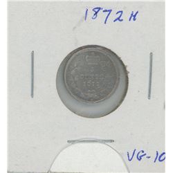 1872H Canada Five Cent Coin