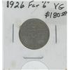 Image 1 : 1926 Far "6" Canada Five Cent Coin