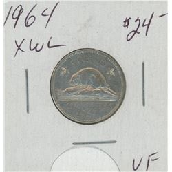 1964 XWL Canada Five Cent Coin