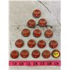 Image 1 : 15- Vintage "Jerome's Cherry" Pop Bottle Caps (Cork Lined)