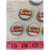 Image 2 : 15- Vintage Orange Crush Pop Bottle Caps (Cork Lined)