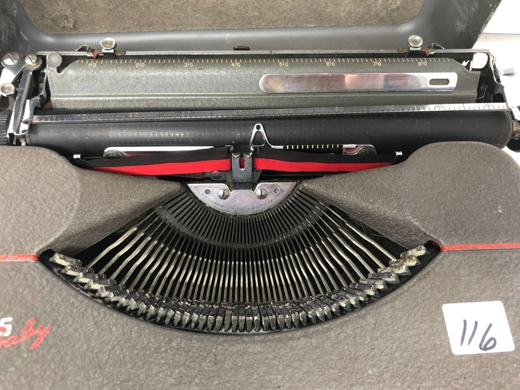 1960 Hermes Baby Manual Typewriter Made in Switzerland Schmalz Auctions