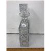 Image 2 : 1950 Bohemia Handmade Cut Crystal Decanter -11" High