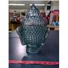 Image 3 : Glass Buddha Head - Height 12"