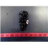 Image 1 : Carved, Polished Volcanic Obsidian god Mexico - Height 4"