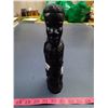 Image 1 : Ebony Wood Carving Congo Africa 1930 - Height 10"