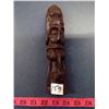 Image 1 : Hardwood Carving Indonesia "Pipe Smoking Man" - Height 8"