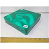Image 3 : Malachite Green Collector Tin - "Delacre" - Width 9"