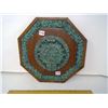 Image 1 : Powered Jade Stone Epoxy Mayan Calendar - Width 13"