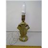 Image 4 : 1934 Metal Art Deco - Lotus Inspired Works Electric Lamp