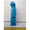 Image 2 : Museum Reproduced Porcelain Temple Lion Guardian - Height: 8 1/2"