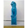Image 2 : Museum Reproduced Porcelain Temple Lion Guardian - Height: 8 1/2"