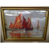 Image 3 : 1981 Stunning Laser Print "Silver Ships" - 10" x 8"