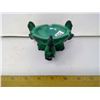 Image 2 : Czech Malachite Green Glass Bowl - 1932 - Height 3"
