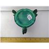 Image 3 : Czech Malachite Green Glass Bowl - 1932 - Height 3"