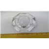 Image 3 : 1981 Bohemia Lead Crystal Ash Tray, Heavy Thick - No Chips - 6" Diameter