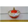 Image 1 : 1922 Austria VF Porcelain Lidded Container - Height 6"