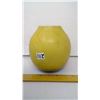 Image 3 : 1970 by 'WMS' Handmade Pottery Vase - 6 1/2" Height - Yellow Azure