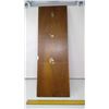 Image 2 : 1963 Jesus Figure on Walnut Wood Panel - 24"x8"