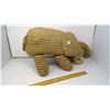 Image 4 : Jute Cord Elephant - 22" Length - Local Craftswoman Dares to Make of Solid Jute