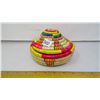 Image 1 : 1982 Kenya, Africa Lidded Basket - Height: 4"