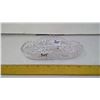 Image 1 : Lead Crystal Hand Cut Bohemia - 7" Length Tray