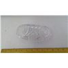 Image 3 : Lead Crystal Hand Cut Bohemia - 7" Length Tray