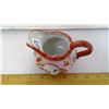 Image 4 : Porcelain Teapot, Aide Creamer, Painted, Gilt Height 4"