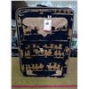 Image 1 : Cowboy Silhouette Large Suitcase, Brown and Black