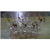 Image 1 : 7 Small Glasses with Greek/Roman Artwork