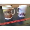 Image 1 : Canadian Geographic - Coffee Mugs- Endangered Species - Grey Wolf and Harbour Seal. N.O.S.