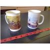 Image 3 : Canadian Geographic - Coffee Mugs- Endangered Species - Grey Wolf and Harbour Seal. N.O.S.