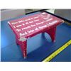 Image 1 : Child's Hand Painted Step Stool - with Rhyme