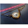 Image 1 : Vintage Styled Pocket Watch w/ Chain and Calendar Date