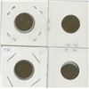 Image 2 : Four Old Canadian Pennies