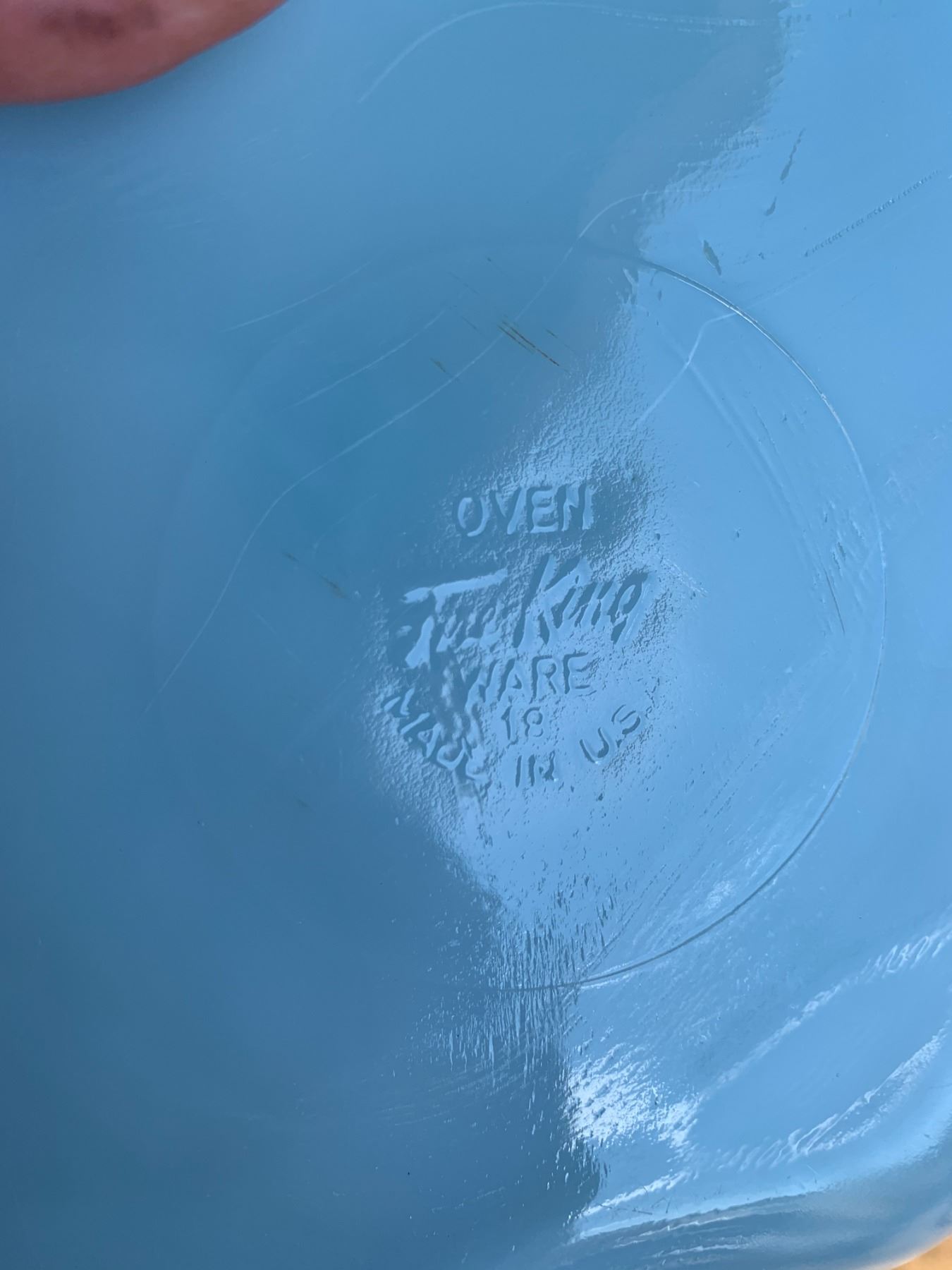 FireKing Baby Blue Serving Trays Made in USA Schmalz Auctions