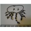 Image 1 : Royal Bali Black Shell Necklace and Earrings