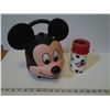 Image 1 : Mickey Mouse Lunch Box and Thermos - Aladdin Industries Inc. Nashville USA