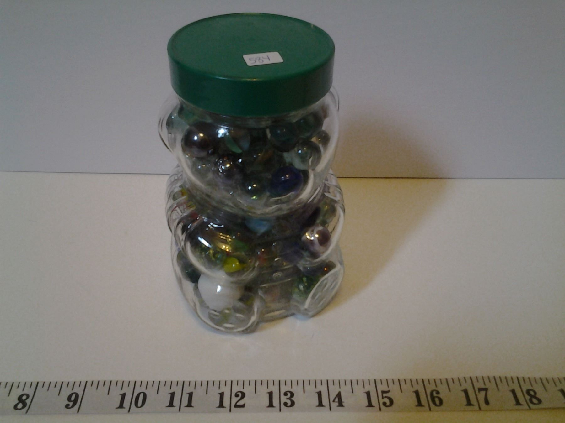 Kraft Peanut Butter Jar Full of Marbles Schmalz Auctions