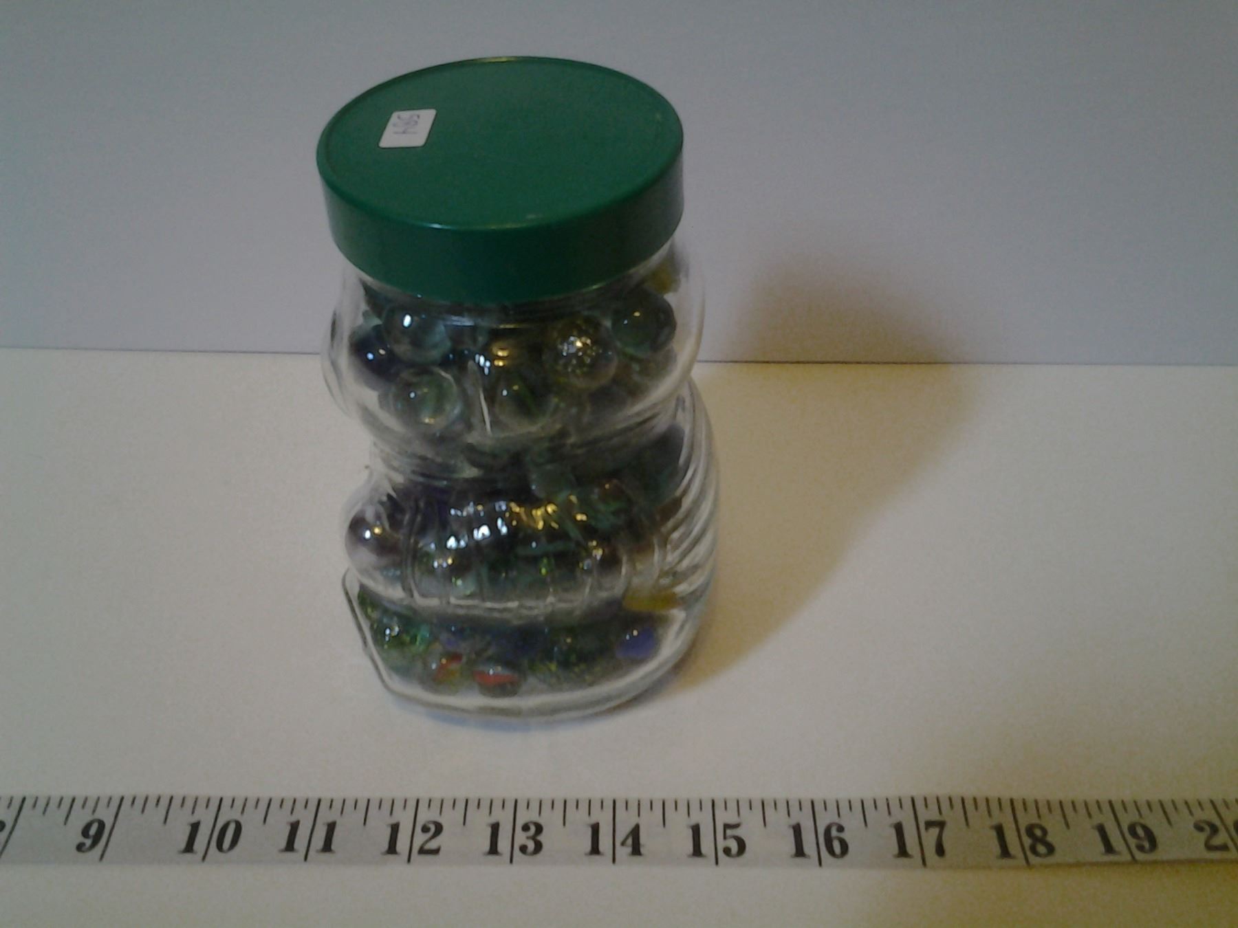 Kraft Peanut Butter Jar Full of Marbles Schmalz Auctions